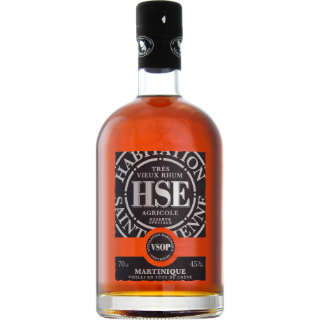 HSE Rhum Vieux VSOP 4 ans Réserve Spéciale 45°