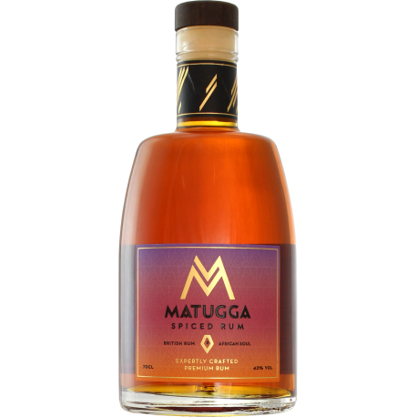 Matugga Spiced Rum Rhum Épicé 42° 70cl Royaume-Uni