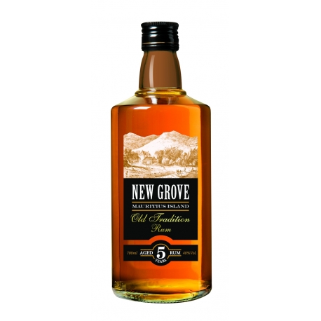 New grove Rhum Vieux Old tradition 5 ans 40° Île Maurice