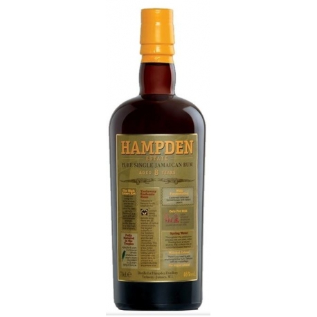 Hampden Rhum Vieux 8 ans 46° 70cl Jamaïque