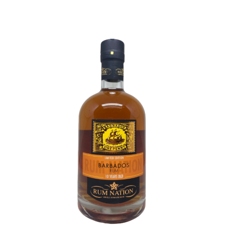 Rum Nation Rhum Vieux 10 ans 40° Barbade