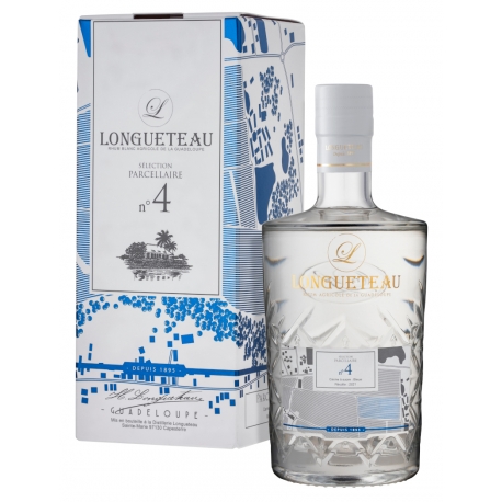 Longueteau Rhum Blanc Canne Bleue Parcelle N° 4 2021 55° Guadeloupe