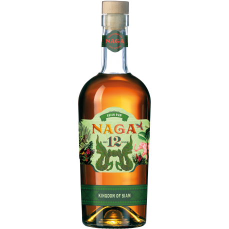 Naga Rhum Vieux Siam 12 ans 43° 70cl Indonésie