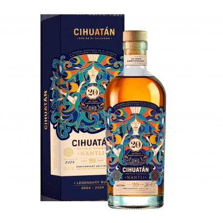 Cihuatán Rhum Vieux Nantli 20 ans étui 40° 70 cl Salvador