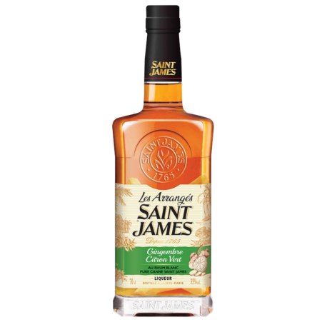 Saint James Rhum Arrangé Gingembre Citron Vert 35° 70cl Martinique