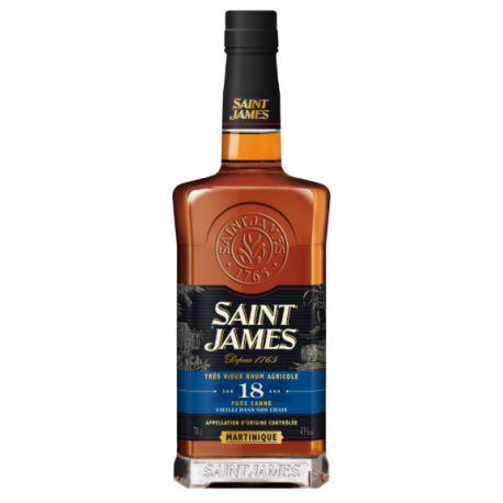 Saint James Rhum Vieux 18 ans 43° 70 cl Martinique