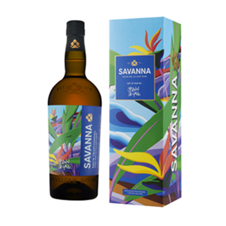 Savanna Rhum Vieux Art of Rum par Yann Le Gall 2016 54° 70cl Réunion