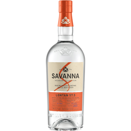 Savanna Rhum Blanc Grand Arome Lontan 57,5° 70 cl Réunion