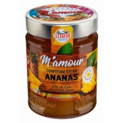 M amour confiture ananas 325 g