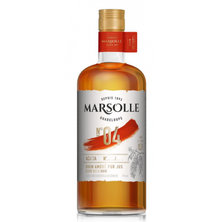 Marsolle Rhum Ambré Acacia N° 4 41° 70cl Guadeloupe