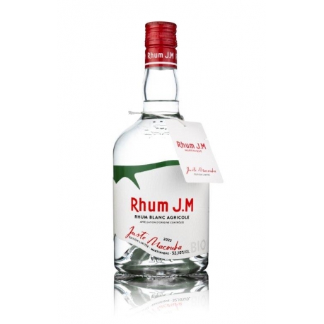 JM Rhum Blanc Juste Macouba Bio 2022 52,1° Martinique