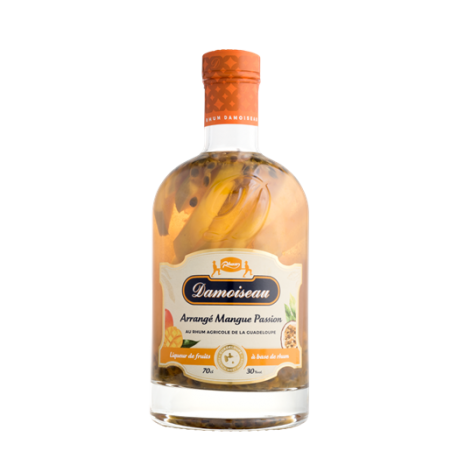 Damoiseau Rhum Arrangé Mangue-Passion 30° Guadeloupe