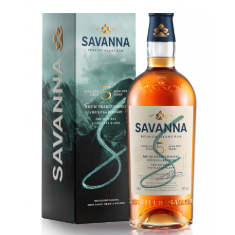 Savanna Rhum Vieux Traditionnel 5 ans 43°