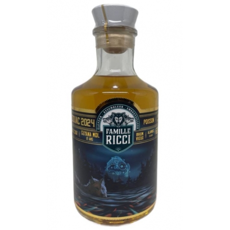 Famille Ricci Rhum Vieux 12 ans Zodiac Poisson 2024 62,8°