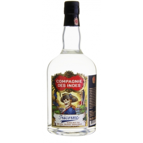 Compagnie des Indes Rhum Blanc Tricorne Blended White 43° Caraïbes