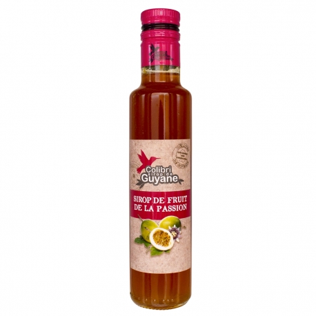 Colibri sirop au fruit de la passion 25cl Délices Guyane